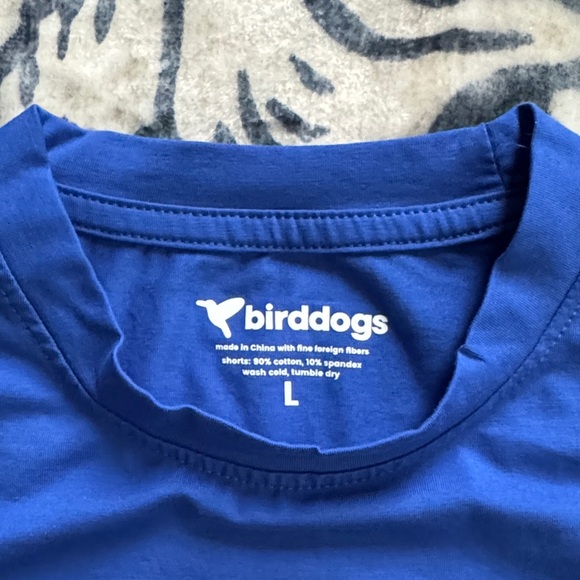 NWOT Birddogs blue short sleeve shirt - Picture 6 of 7